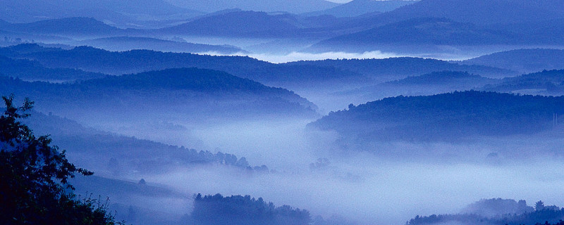 Grandfather Mountain in the Mist
